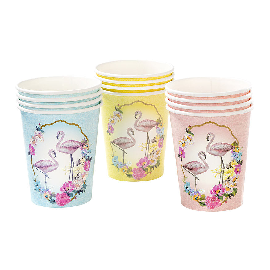 Truly Flamingo Paper Cups