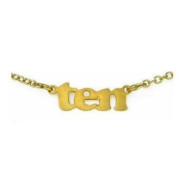 Birthday Necklace - Ten