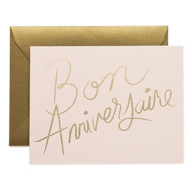 Bon Anniversaire Card