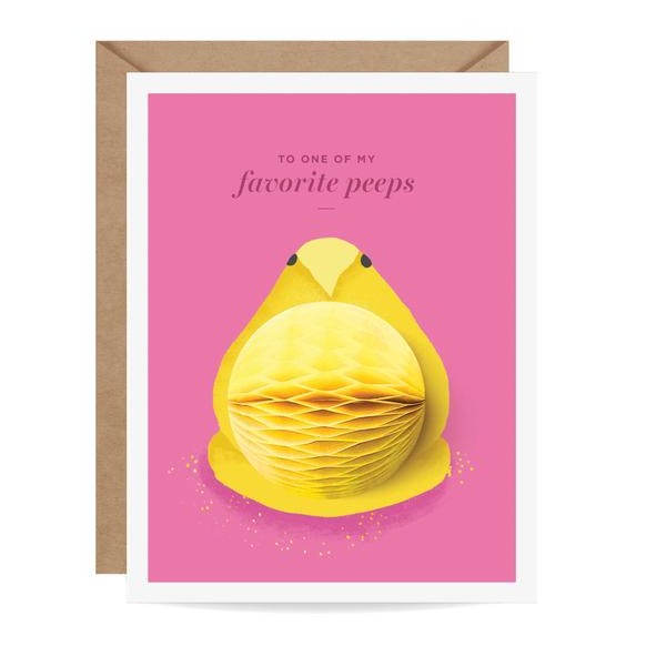 Peeps Pop-Up Card