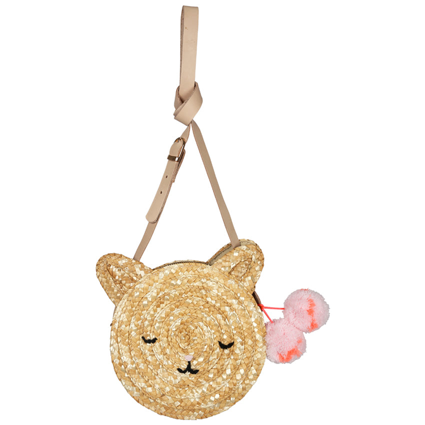 Cat Straw Bag