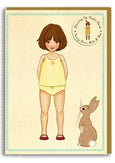 Belle & Boo Dress Up Sticker Card - Belle