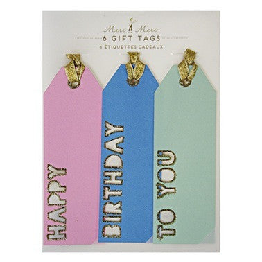 Happy Birthday To You Gift Tags