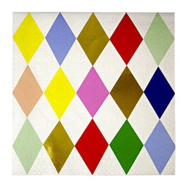 Harlequin Pattern Napkins