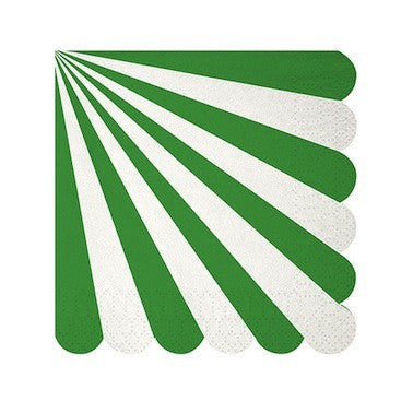 Green Stripe Napkins