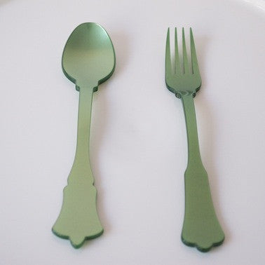 Tea Spoon - Old Fashioned, Garden Green