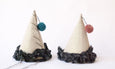 Petit Party Hat - Black & Grey Gingham