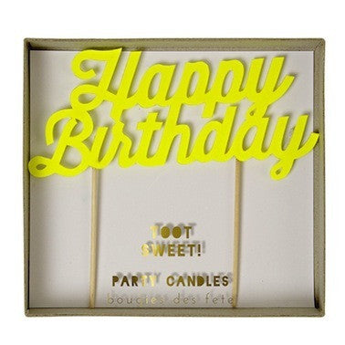 Happy Birthday Candle