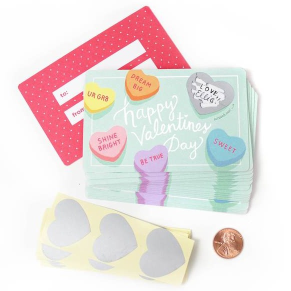 Scratch-Off Sweetheart Valentines