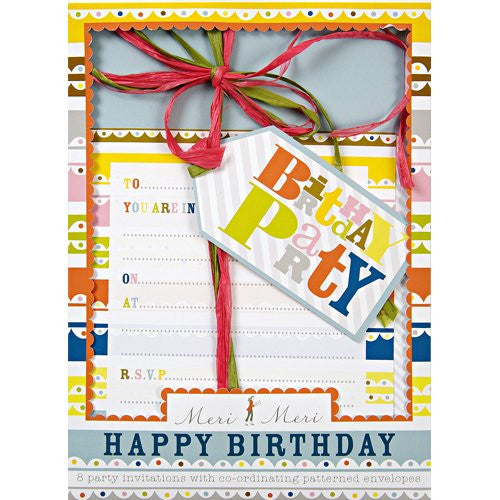 Happy Birthday - Party Invitations