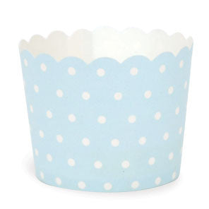 Blue White Baking Cups