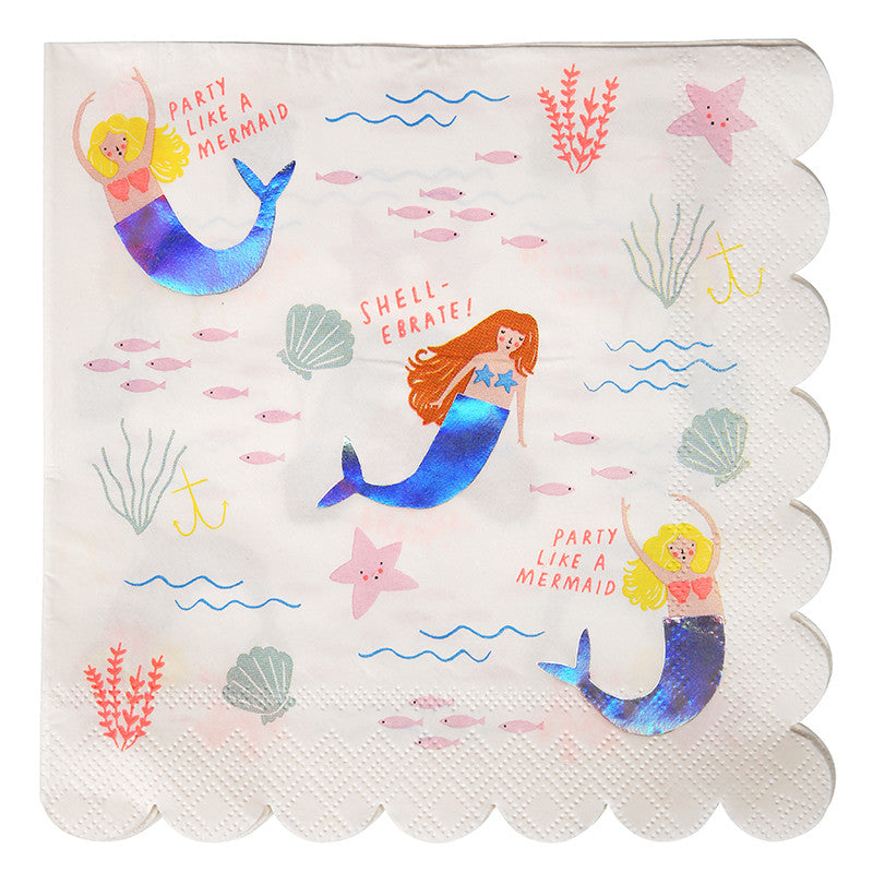 Mermaids Napkins