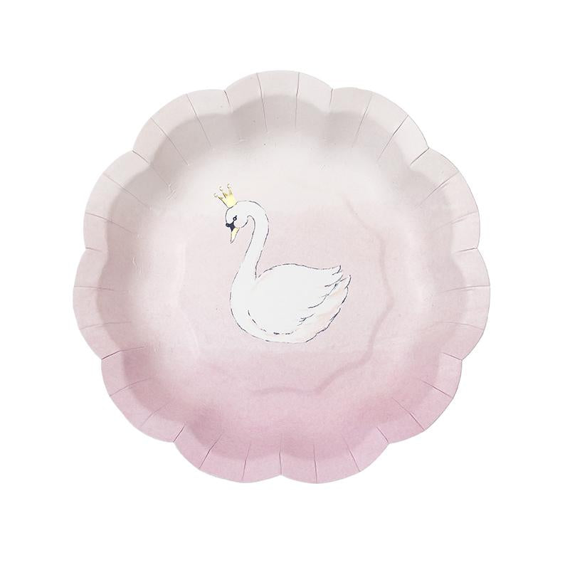 Swan Lake Paper Plates