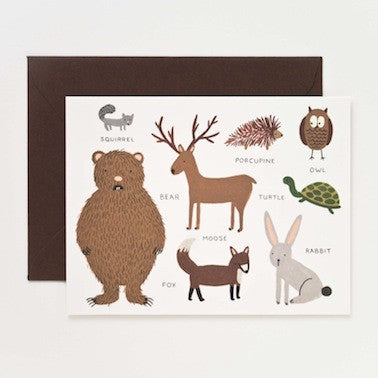 Animal Chart Card