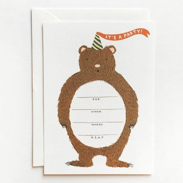 Francis The Bear Invitations