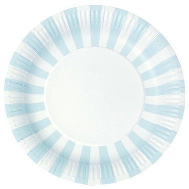 Powder Blue Paper Plates