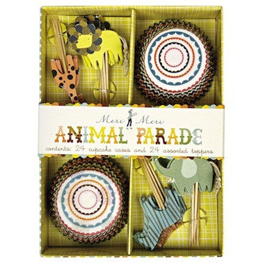 Animal Parade Cupcake Kit