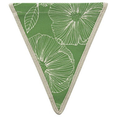 Blank - floral pattern green