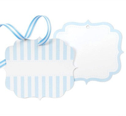 Powder Blue Favor Tags