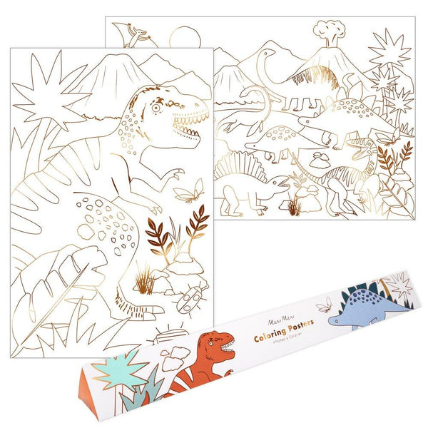 Dinosaur Coloring Posters