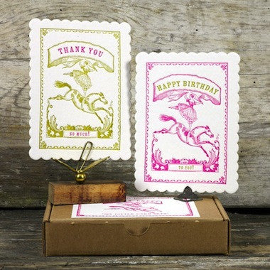 Circus Girl Card Set