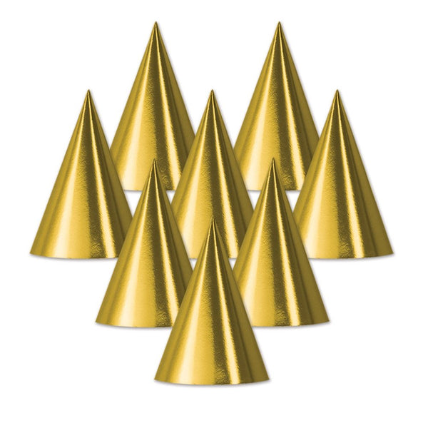 Gold Foil Party Hats