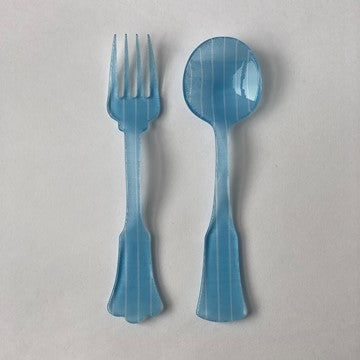 Tea Spoon - Old Fashioned, Charm Tennis - Blue