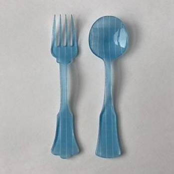 Cake Fork - Old Fashioned, Charm Tennis - Blue
