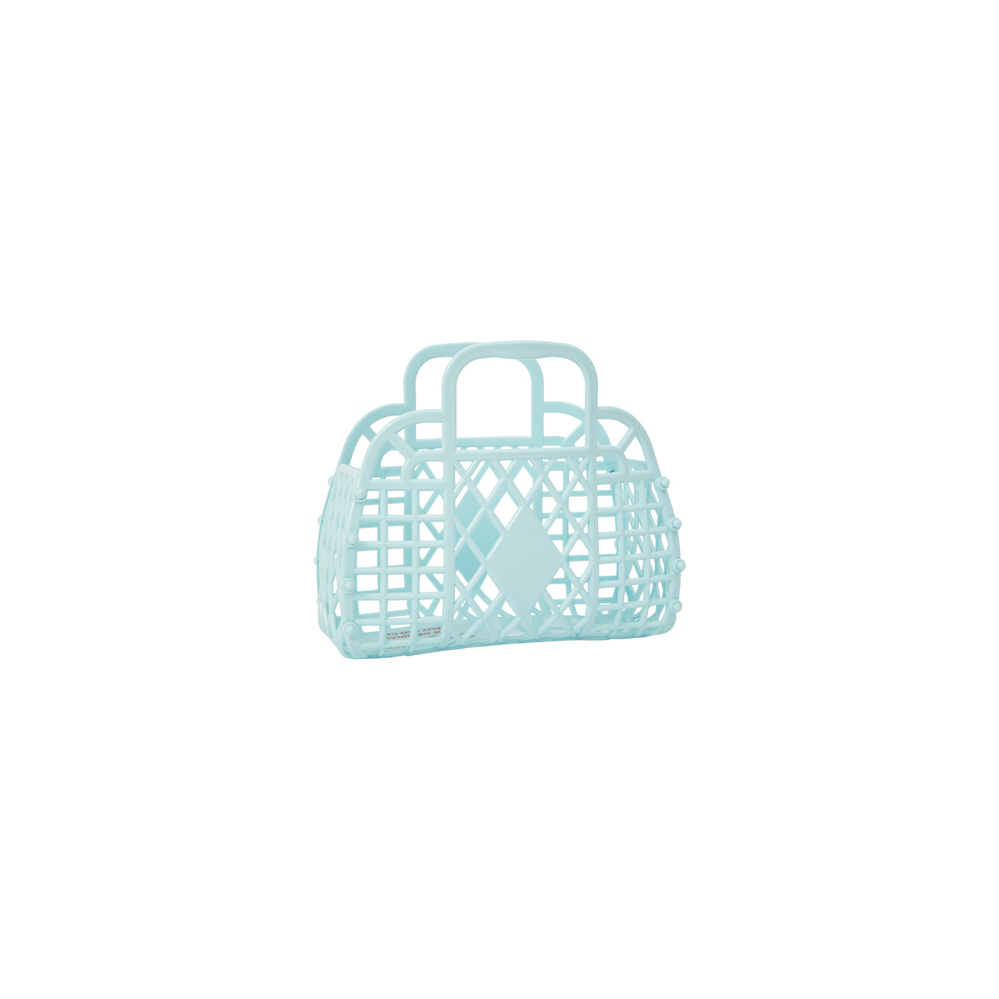 Mini Retro Basket - Blue