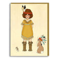 Belle & Boo Dress Up Sticker Card - Belle