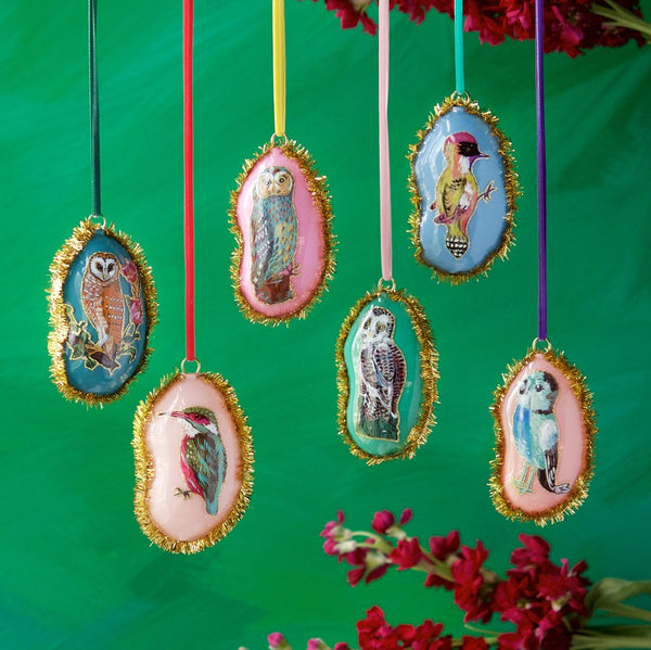 Pillow Bird Ornaments