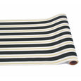 Black and Gold Awning Stripe Runner