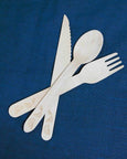 Boho Lemon Wooden Cutlery