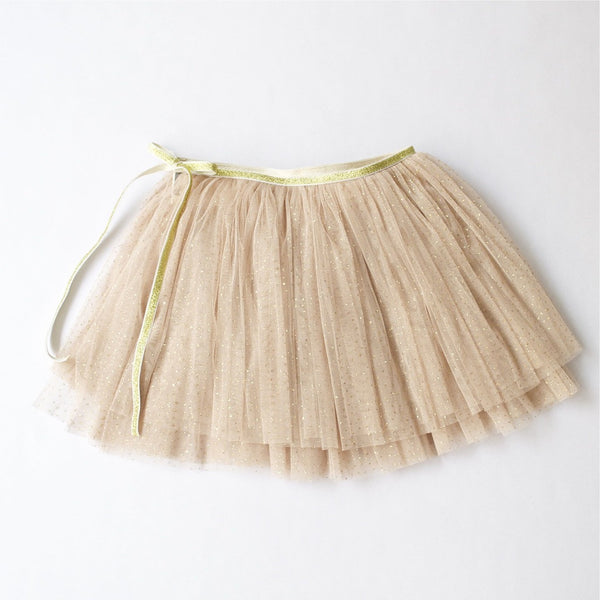 Tutu Wrap Skirt - Champagne