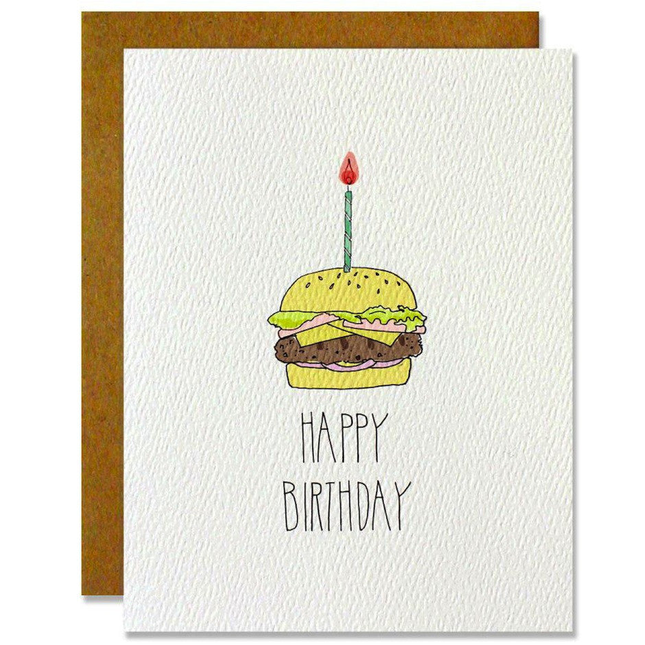 Birthday Burger Card