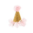 Pink Tulle Mini Party Hats