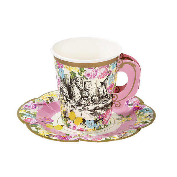 Truly Alice Cups & Saucers Set