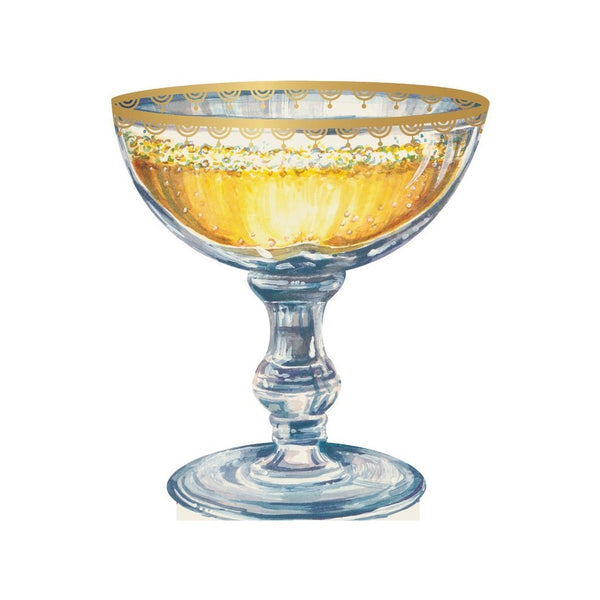 Champagne Coupe Place Card