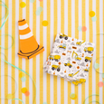 Under Construction Cone Napkins