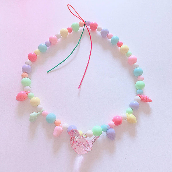 DIY Necklace Kit - Bird & Fruits