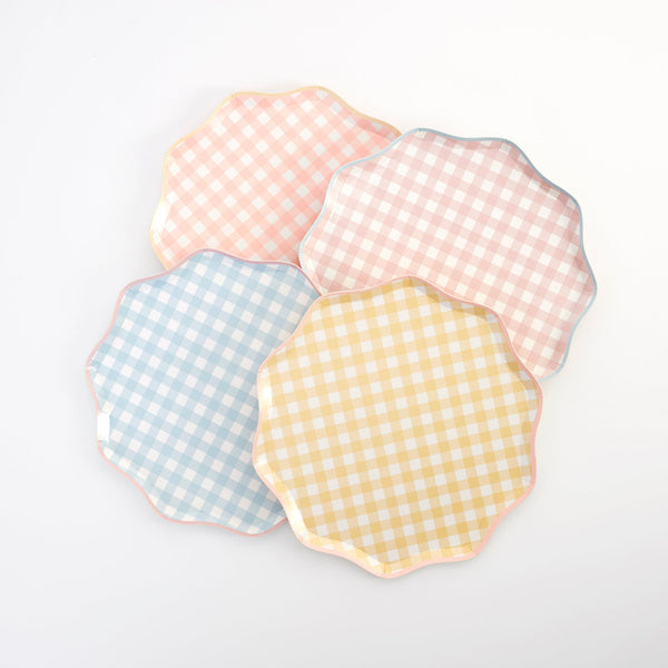 Gingham Side Plates