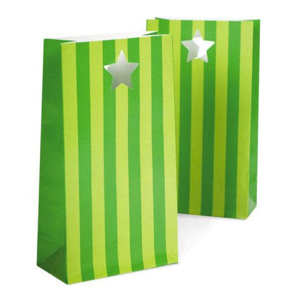 Apple Green Favor Bags