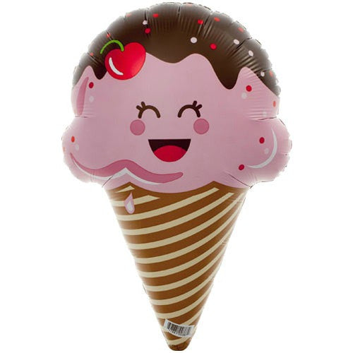 Cute Cone Balloon On A Stick