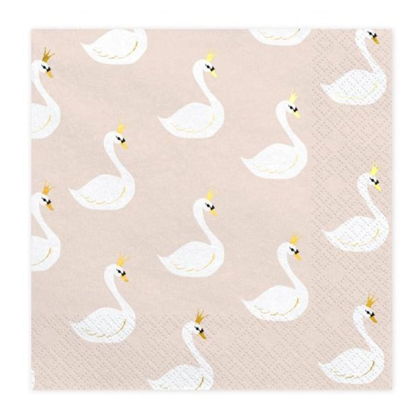 Lovely Swan Napkins