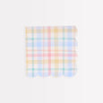 Spring Plaid Cocktail Napkins