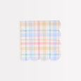 Spring Plaid Cocktail Napkins