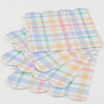 Spring Plaid Cocktail Napkins