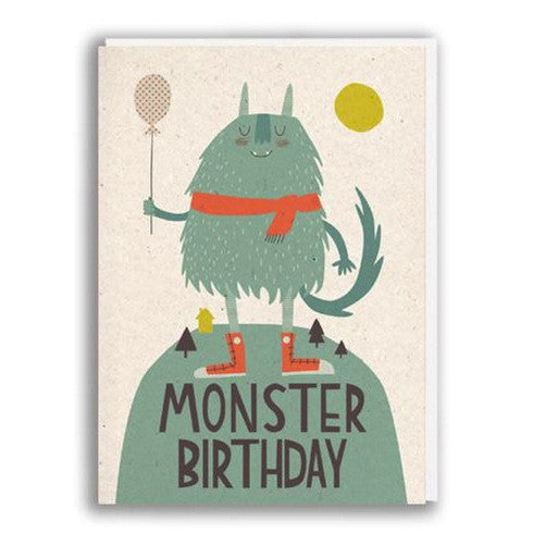 Monster Birthday Card