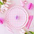 Check It! Tickle Me Pink Plates