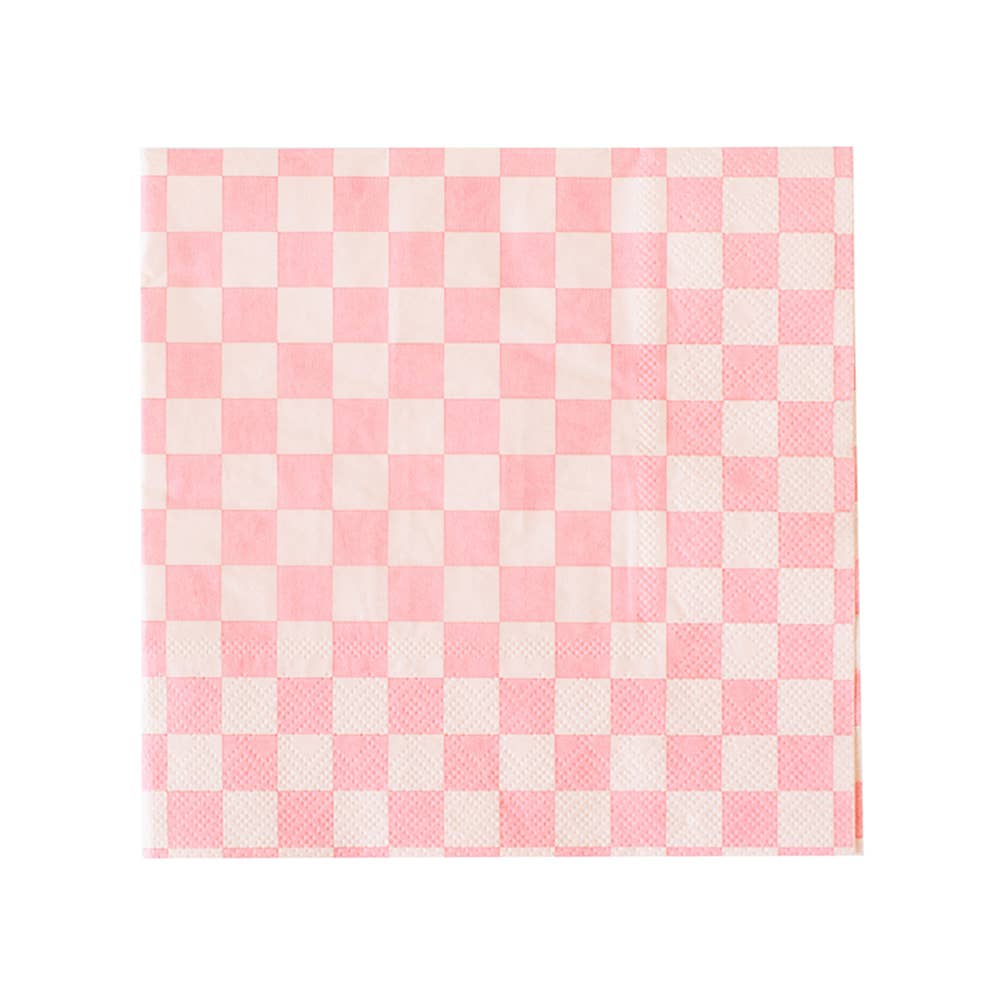 Check It! Tickle Me Pink Large Napkins